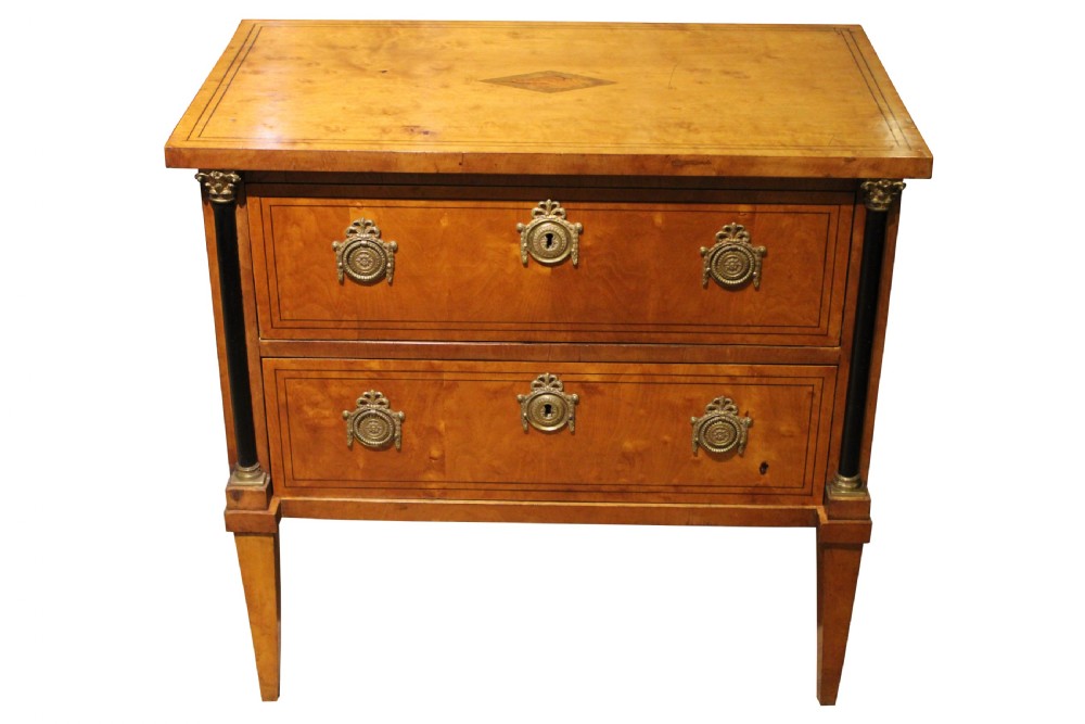 Pair of Maplewood Commode Chests View VI