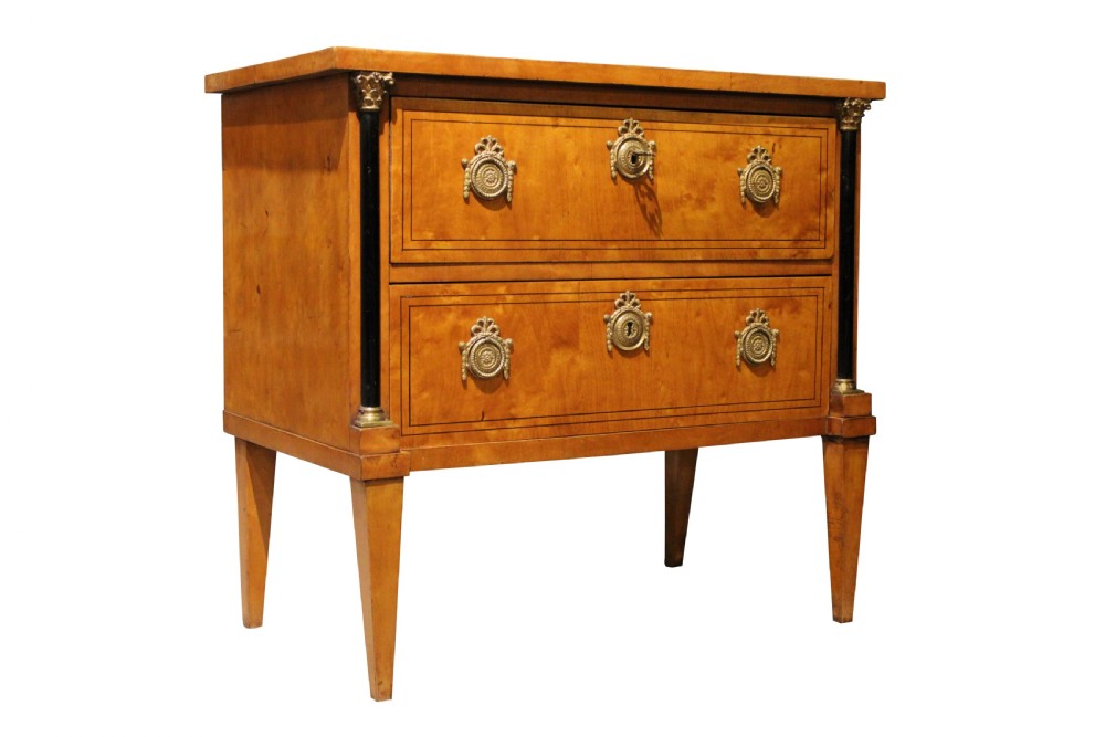 Pair of Maplewood Commode Chests View IV