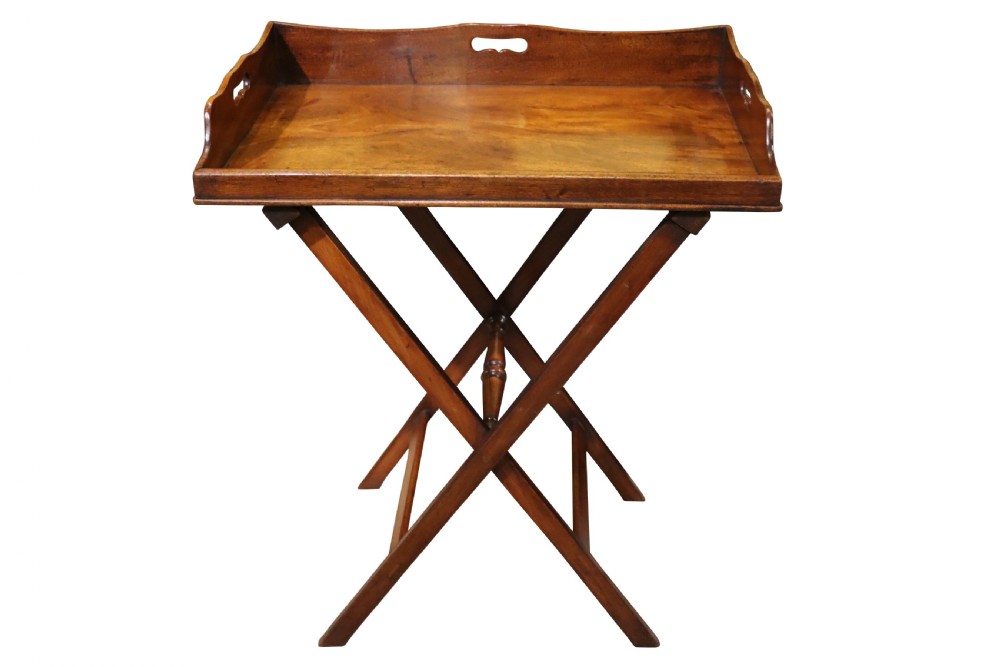 19thc Mahogany Butlers Tray View II