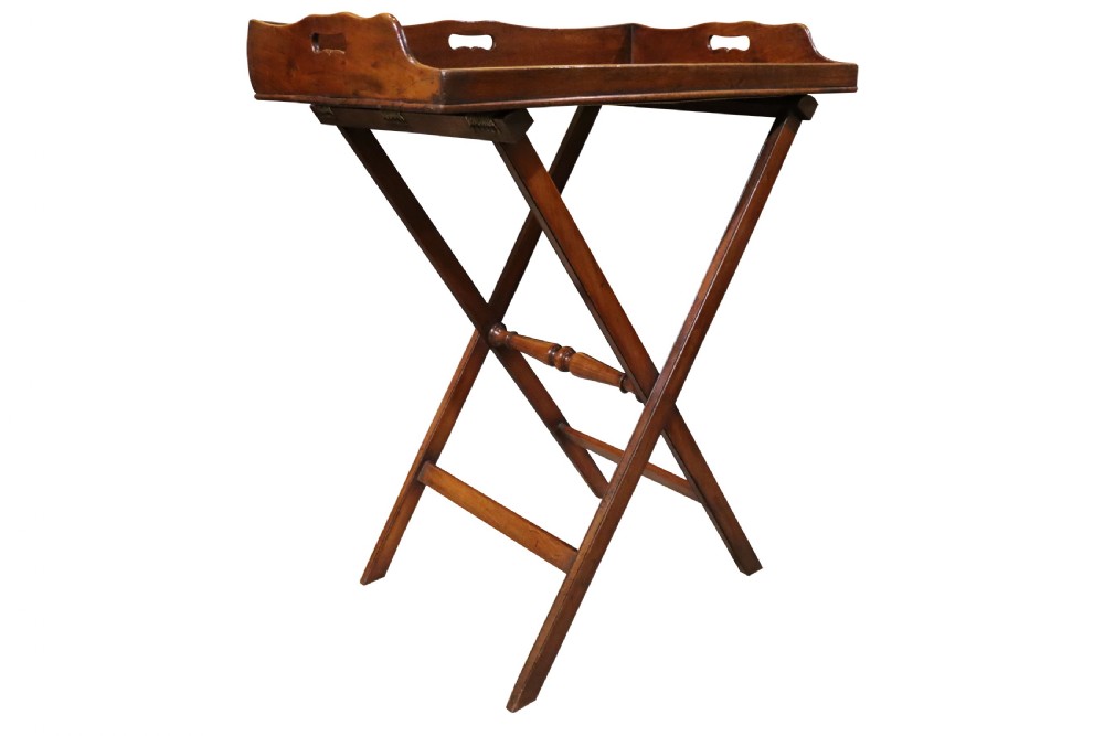 19thc Mahogany Butlers Tray View IV
