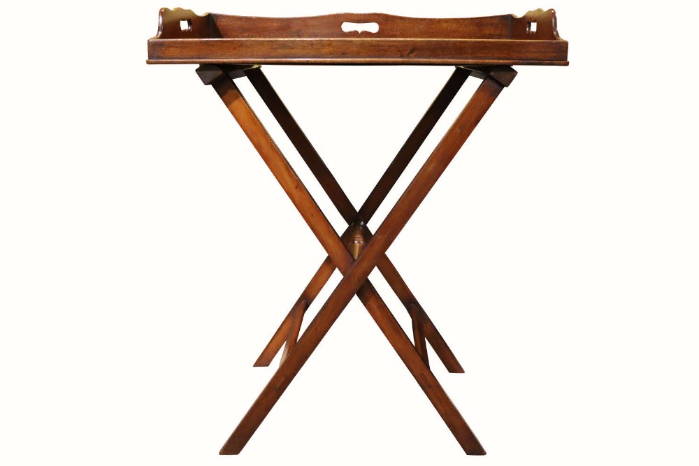 19thc Mahogany Butlers Tray