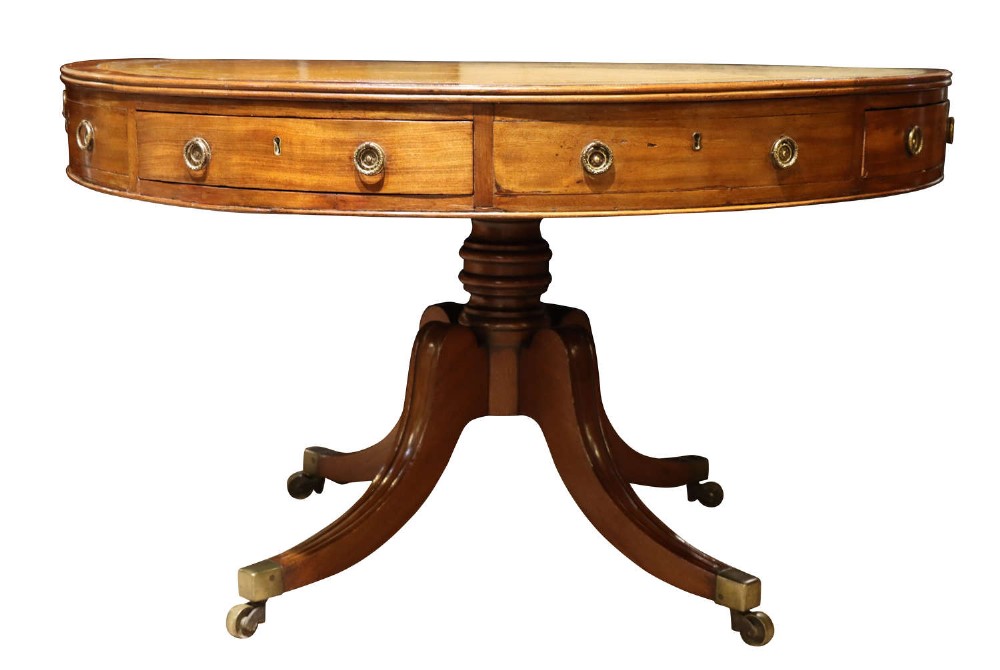 Georgian Mahogany Drum Table