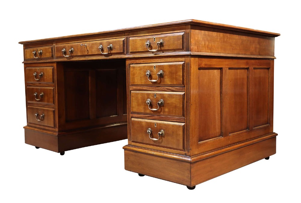 Mahogany Pedestal Desk