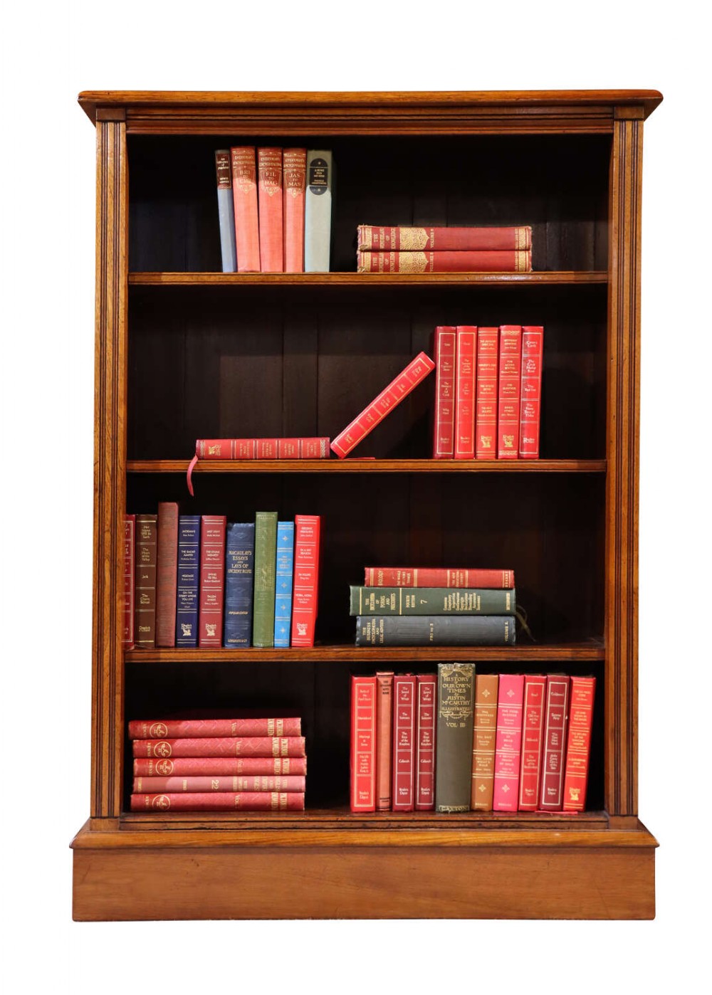 Walnut Open Bookcase