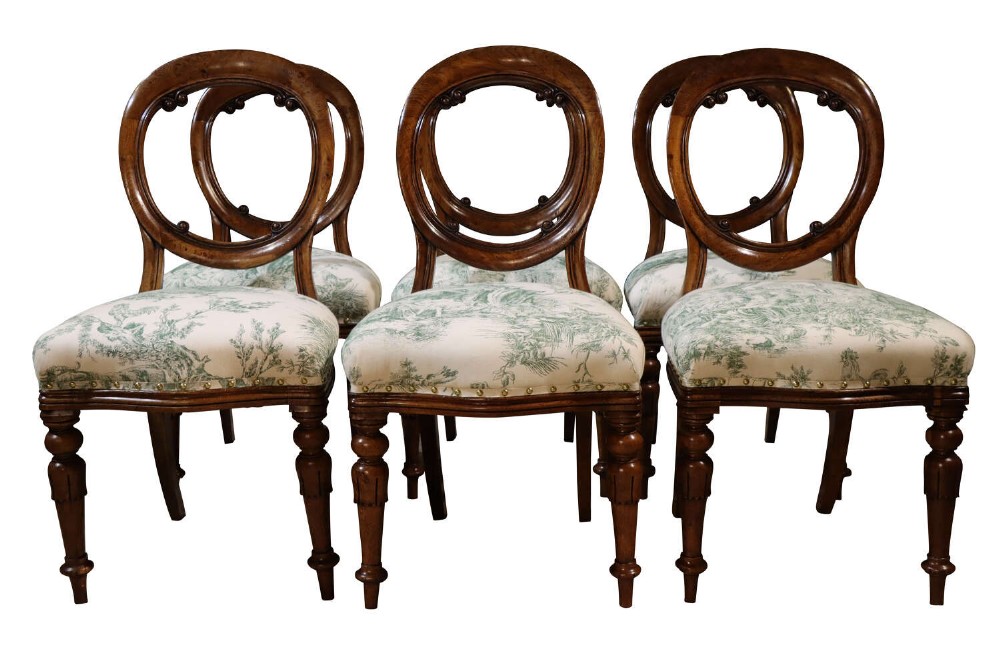 Set of 6 Pollard Oak Dining Chairs