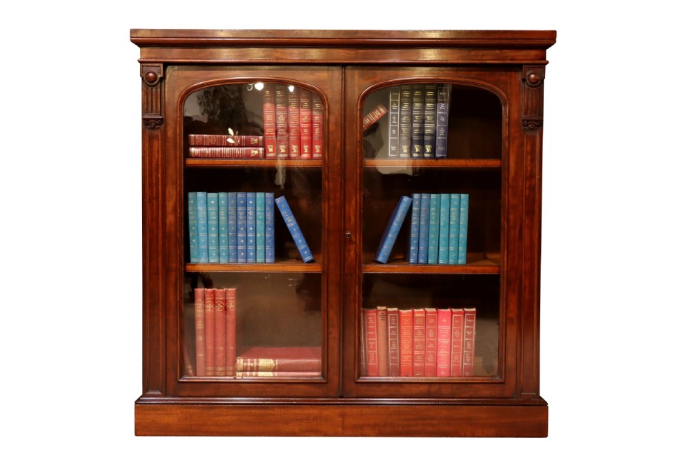 A Fine Regency Mahogany Glazed Bookcase, circa 1810