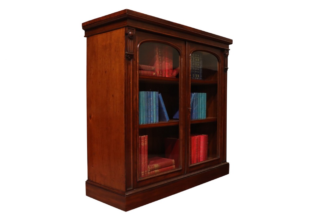 A Fine Regency Mahogany Glazed Bookcase, circa 1810 View II