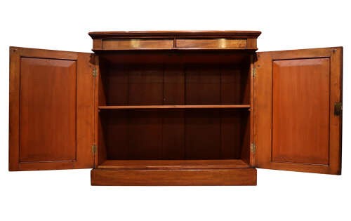 Early Victorian Mahogany Chiffonier with Flame Mahogany Panelled Doors, Circa 1840 View III