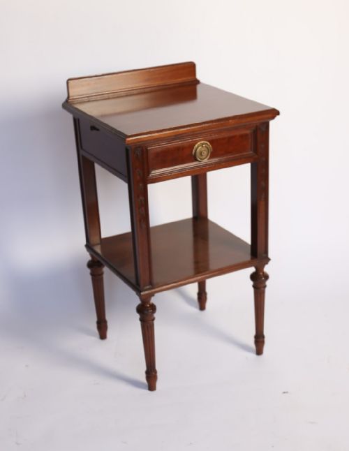EDWARDIAN MAHOGANY 2 TIER TABLE WARING GILLOW - ADDITIONAL PHOTO 8