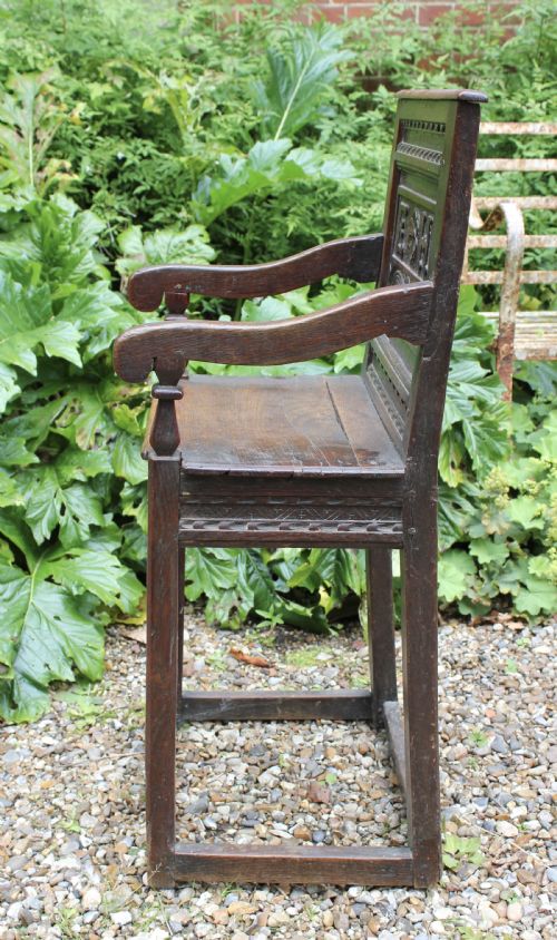 17TH CENTURY ENGLISH OAK CHILDS CHAIR - ADDITIONAL PHOTO 3