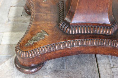 ENGLISH REGENCY OAK AND POLLARD OAK DRUMCENTRE TABLE - ADDITIONAL PHOTO 2