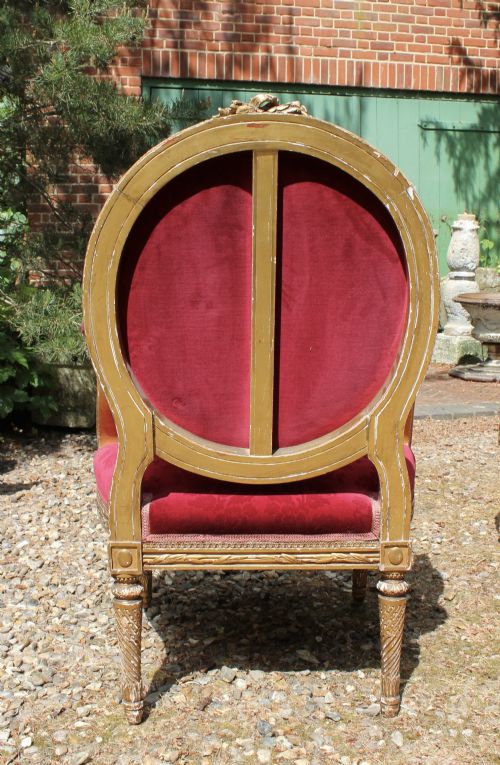 PAIR OF 19TH CENTURY GILTWOOD ARMCHAIRS - ADDITIONAL PHOTO 5