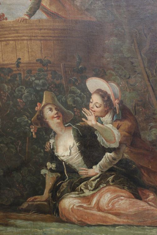 LARGE 18TH CENTURY PAINTING - ADDITIONAL PHOTO 3