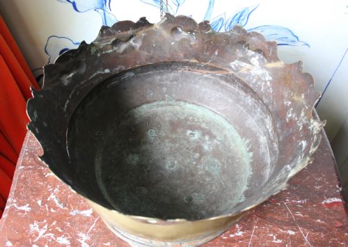 18TH CENTURY BRASS MONTEITH - ADDITIONAL PHOTO 5