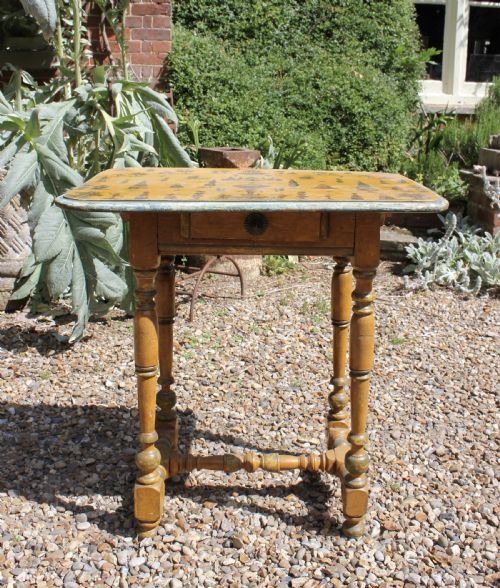 EARLY 18TH CENTURY LACCA POVERA TABLE - ADDITIONAL PHOTO 3