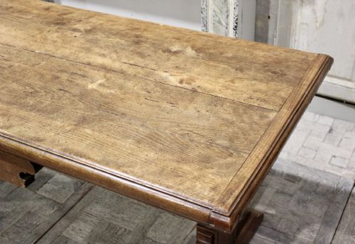 GOOD EARLY 19TH CENTURY FRUITWOOD TRESTLE TABLE - ADDITIONAL PHOTO 4