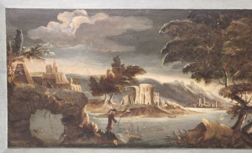18TH CENTURY ENGLISH OIL ON PANEL - ADDITIONAL PHOTO 2