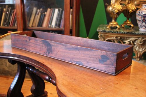GEORGIAN MAHOGANY LONG TRAY - ADDITIONAL PHOTO 3