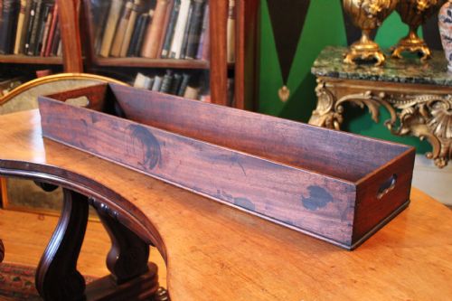 GEORGIAN MAHOGANY LONG TRAY - ADDITIONAL PHOTO 4