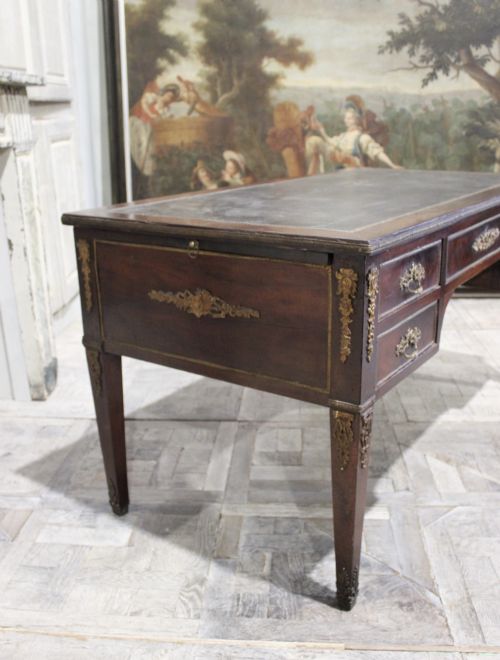 EARLY 19TH CENTURY MAHOGANY BUREAU PLAT - ADDITIONAL PHOTO 3