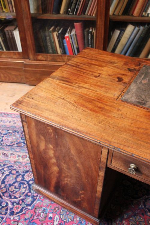 REGENCY MAHOGANY PARTNERS DESK - ADDITIONAL PHOTO 5