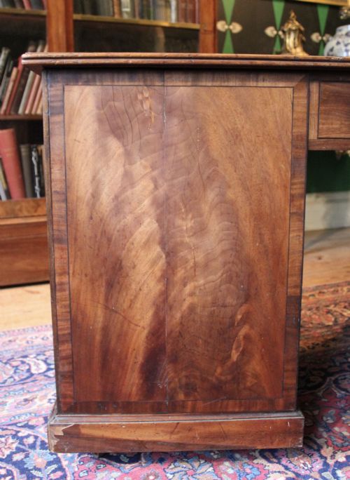 REGENCY MAHOGANY PARTNERS DESK - ADDITIONAL PHOTO 6