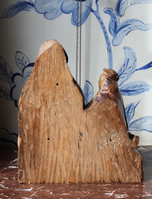 LATE 15TH CENTURY CARVED OAK ANNA SELBDRITT - ADDITIONAL PHOTO 3