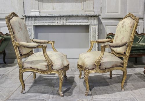 PAIR OF FRENCH ARMCHAIRS - ADDITIONAL PHOTO 1