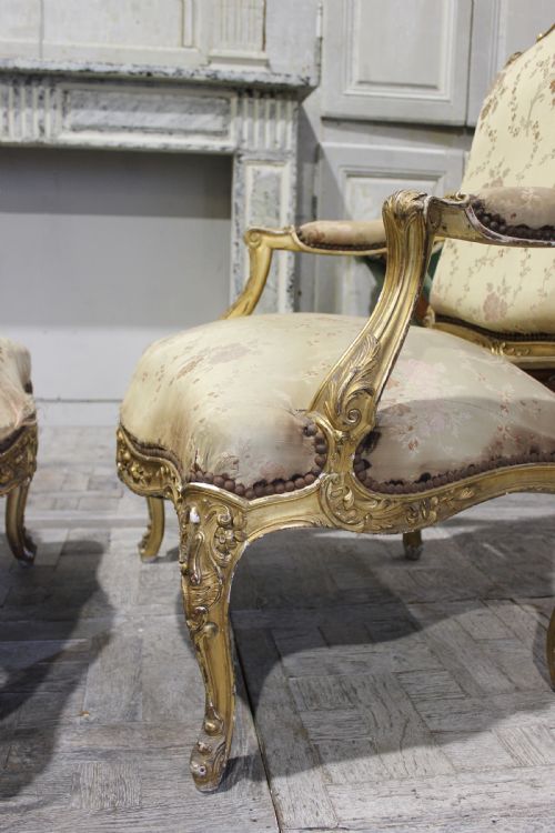 PAIR OF FRENCH ARMCHAIRS - ADDITIONAL PHOTO 2