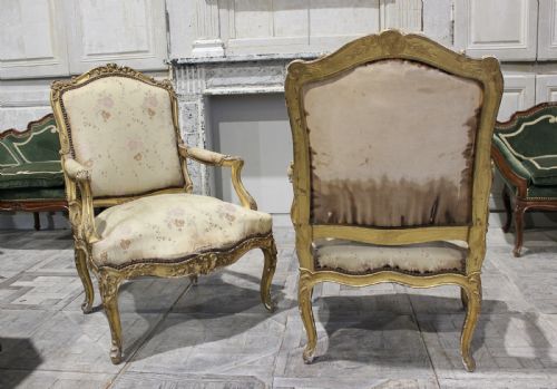 PAIR OF FRENCH ARMCHAIRS - ADDITIONAL PHOTO 8