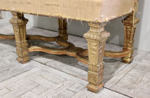 19TH CENTURY GILT BANQUETTE - ADDITIONAL PHOTO 3