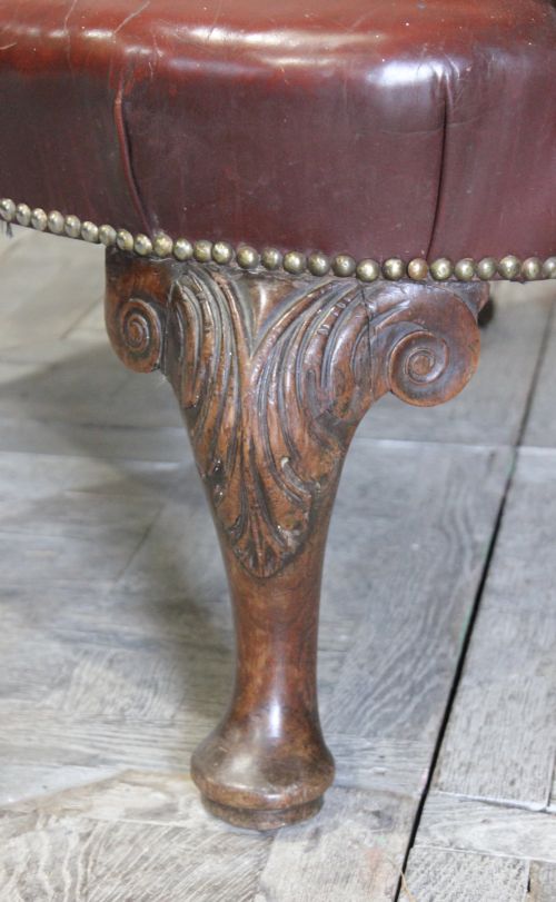ENGLISH 18TH CENTURY WING CHAIR - ADDITIONAL PHOTO 4