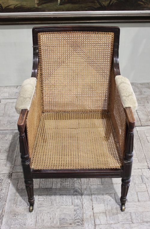 REGENCY MAHOGANY BERGERE - ADDITIONAL PHOTO 3