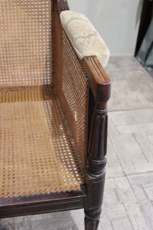 REGENCY MAHOGANY BERGERE - ADDITIONAL PHOTO 6