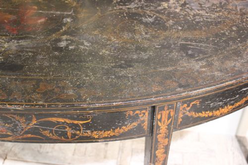 LARGE LATE 18TH CENTURY ENGLISH PAINTED CONSOLE TABLE - ADDITIONAL PHOTO 6