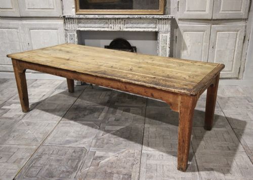 georgian pine farmhouse table - CATEGORY: ANTIQUE TABLES - DATED GEORGIAN