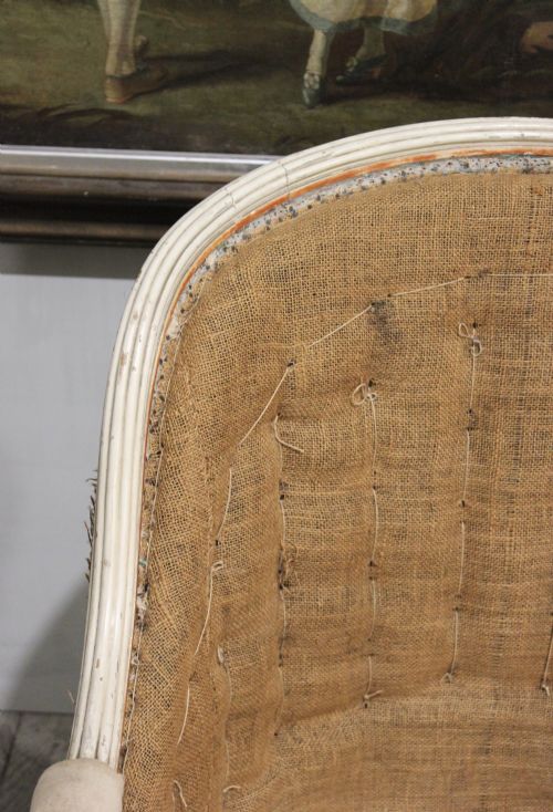 PAIR OF 19TH CENTURY NEOCLASSICAL LIBRARY TUB CHAIRS - ADDITIONAL PHOTO 4