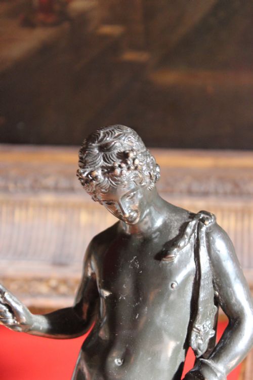 GRAND TOUR PATINATED BRONZE NARCISSUS - ADDITIONAL PHOTO 3