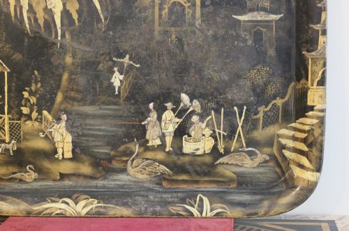 REGENCY JAPANNED TRAY - ADDITIONAL PHOTO 2