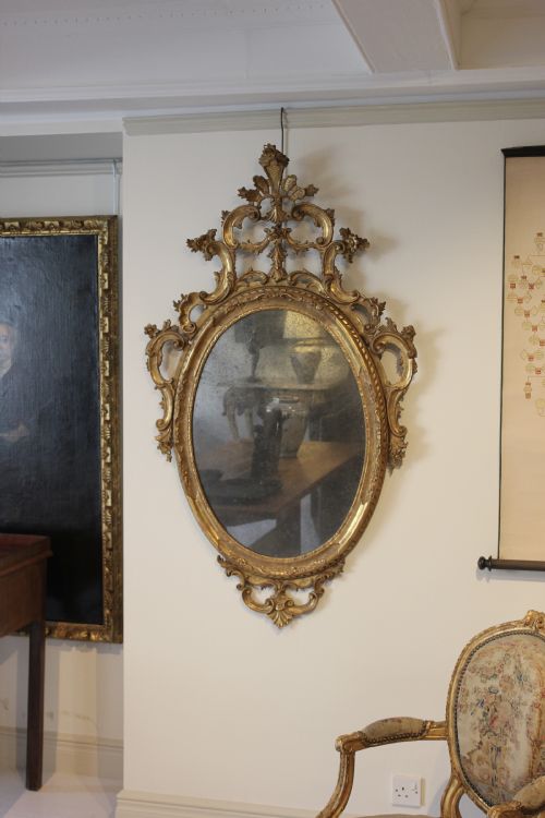 18TH CENTURY GILTWOOD MIRROR - ADDITIONAL PHOTO 4