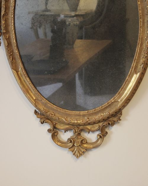 18TH CENTURY GILTWOOD MIRROR - ADDITIONAL PHOTO 5