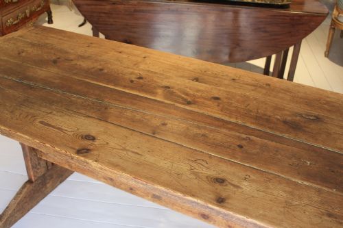 18TH CENTURY TRESTLE TABLE - ADDITIONAL PHOTO 4