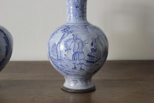 MATCHED PAIR OF DELFT BLUE GLAZED VESSELS - ADDITIONAL PHOTO 6