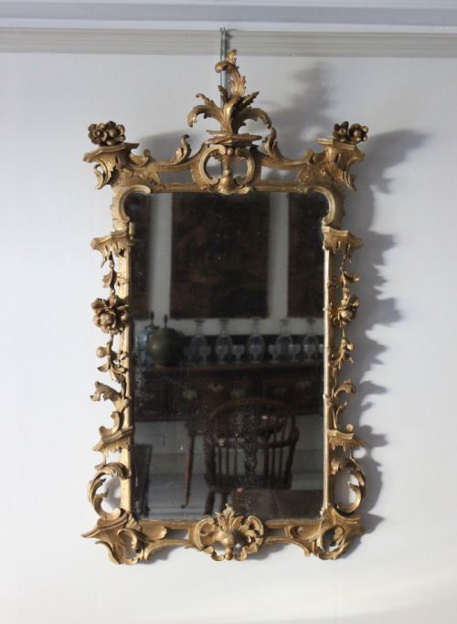 18th century English rococo mirror