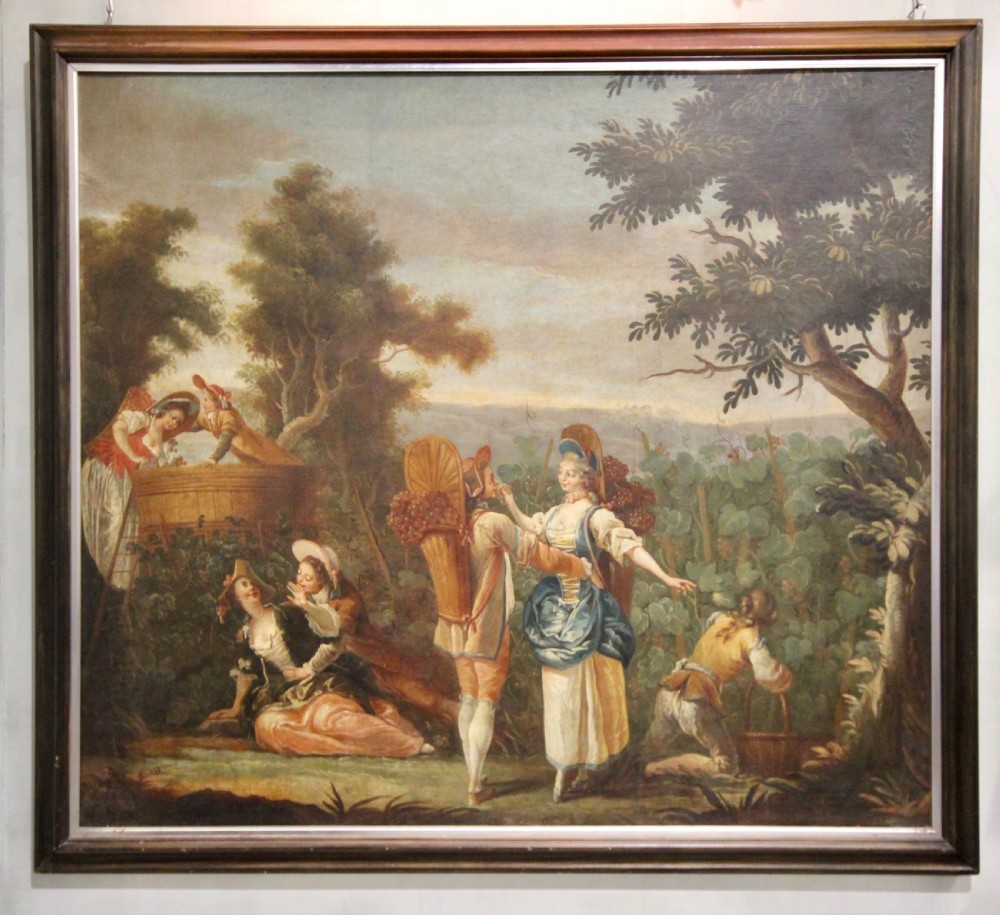 Large 18th century painting