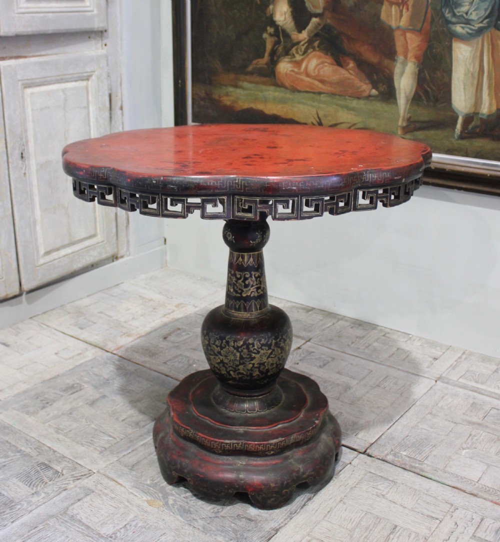 19th century Chinese centre table View II