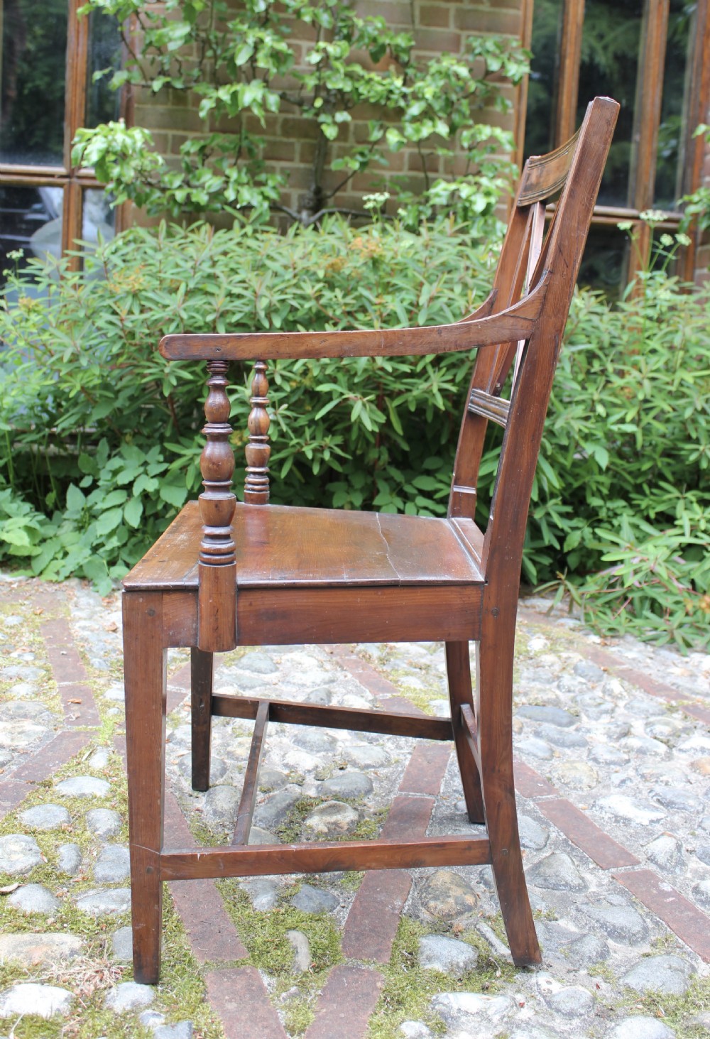 Regency yew wood armchair View IV