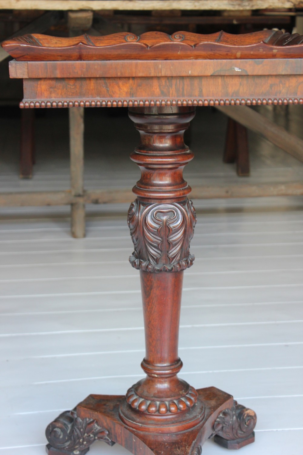 Gillows 19th century rosewood lamp table View V