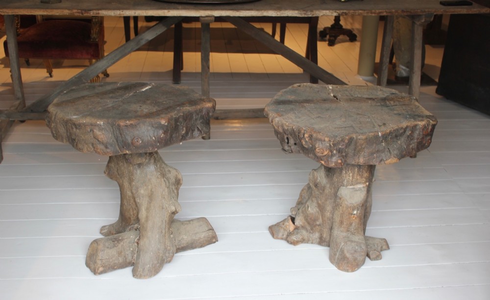 Poor of 19th century grotto tables View II