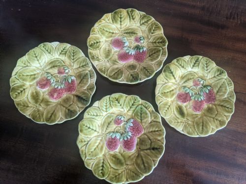 A Set of Four French Dessert Plates